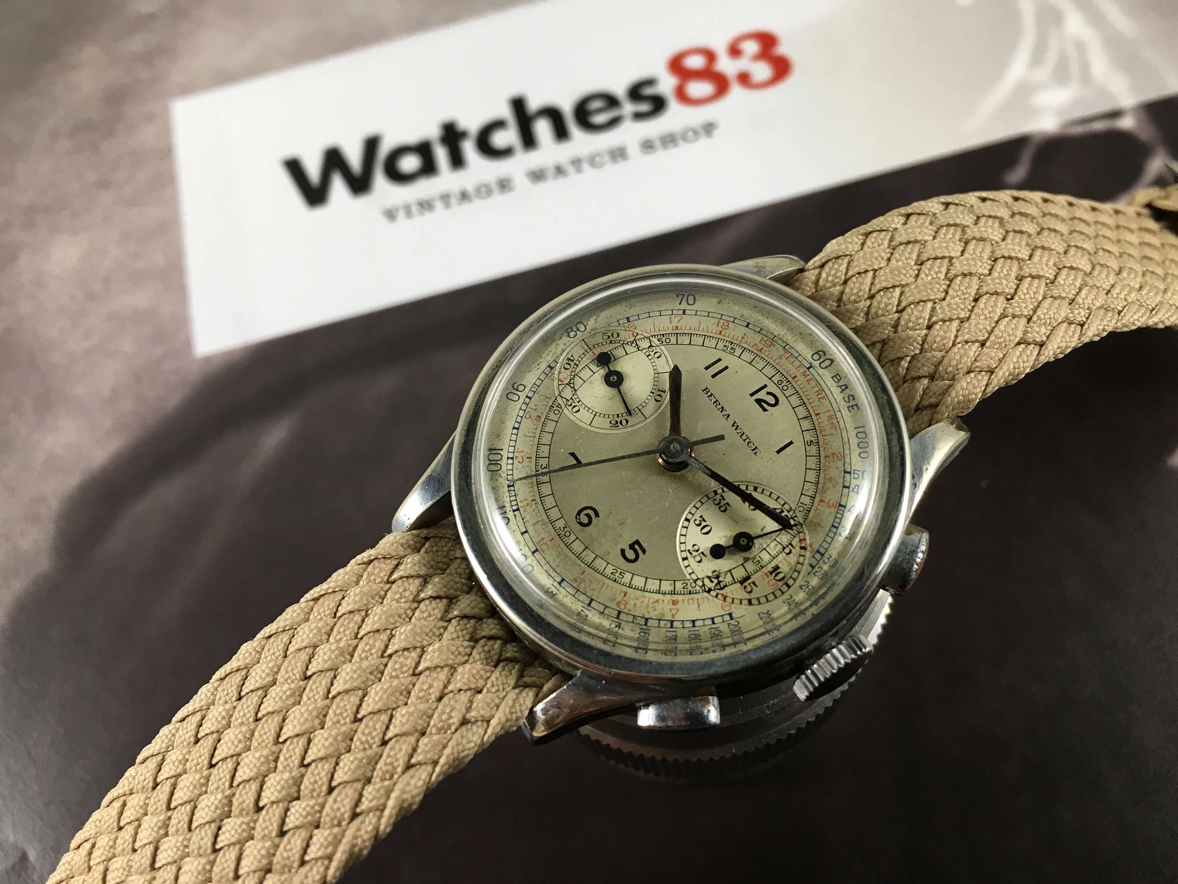 vintage swiss chronograph watches